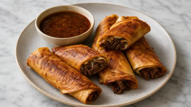 Birria Quesadilla Rollups