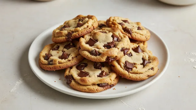 Brown Butter Chocolate Chunk Drop Cookies