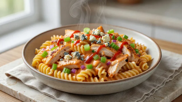 Buffalo Chicken Pasta Salad