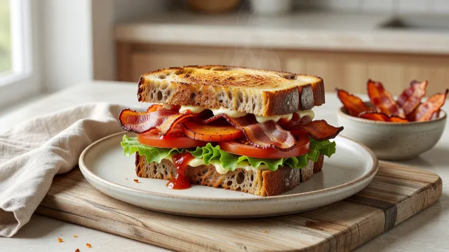 Carrot Bacon BLT