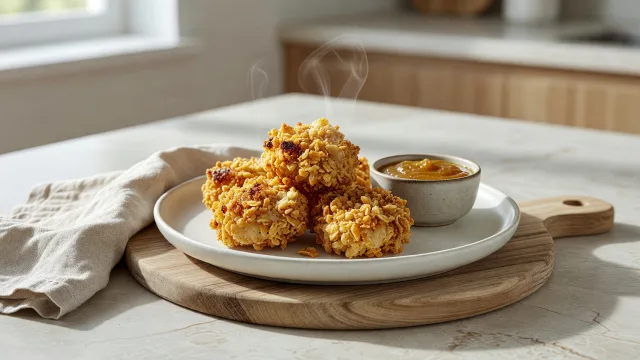 Cereal Crusted Chicken Nuggets