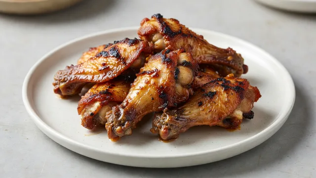 Charcoal-Grilled Maple Chipotle Wings