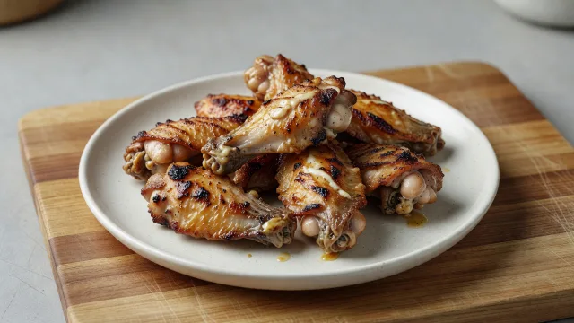 Charcoal-Grilled Miso Butter Wings