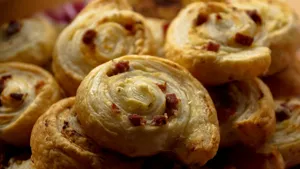 Cheesy Pickle Bacon Pinwheels recipe
