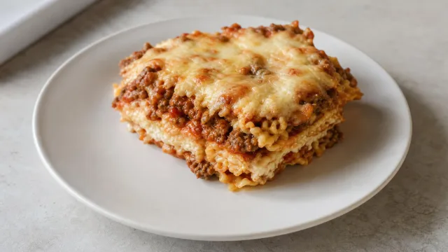 Cheesy Ramen Lasagna