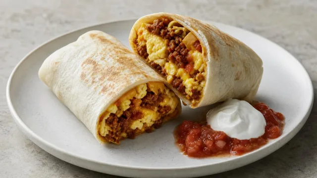 Chorizo and Egg Burritos