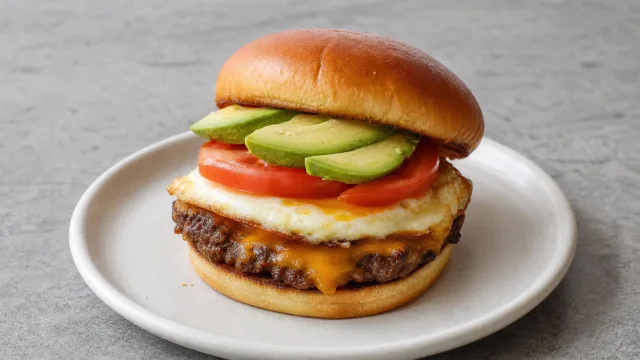 Chorizo Breakfast Burger