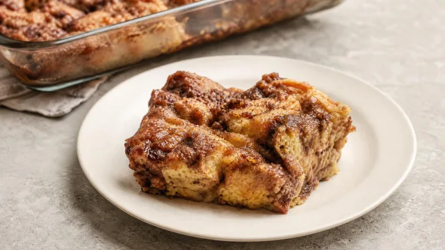 Cinnamon Roll French Toast Bake