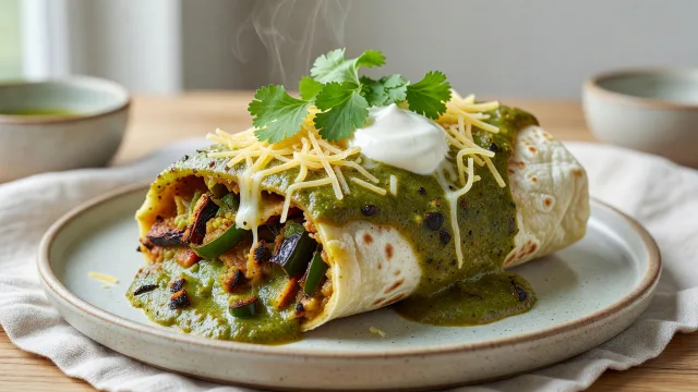 Colorado Green Chili Smothered Burrito
