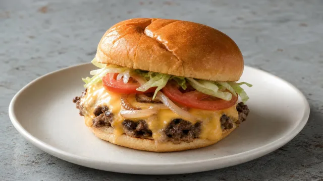 Connecticut Steamed Cheeseburger