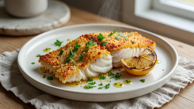 Cornmeal Crusted Trout