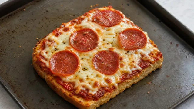 Cottage Cheese Pizza Toast