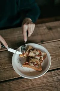 Cottage Cheese Pizza Toast