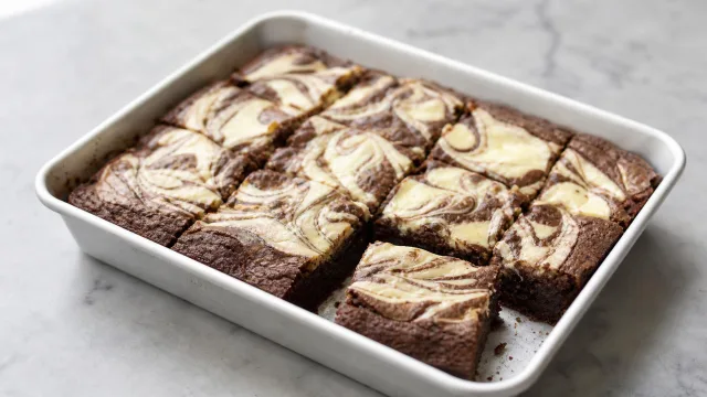 Cream Cheese Swirl Brownies