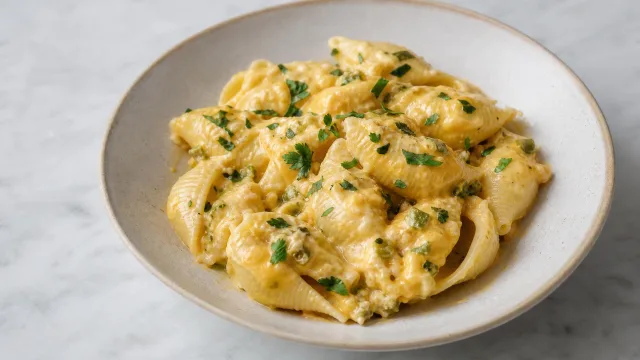 Creamy Jalapeño Pasta Shells