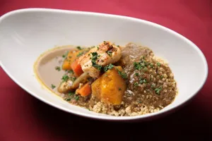Creole Chicken and Grits with Tasso Gravy recipe