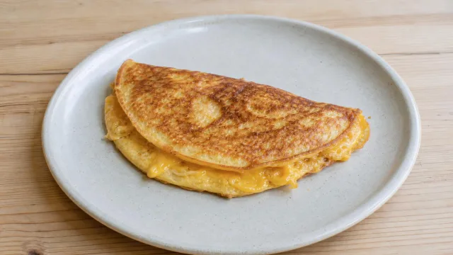 Crispy Fried Cheddar Pancakes