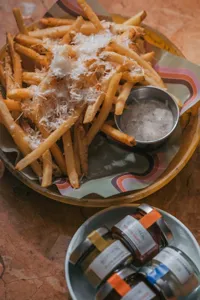 Crispy Parmesan Potato Stacks