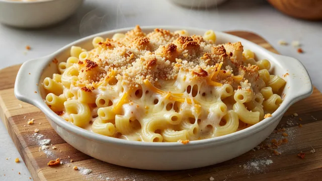 Crusty Baked Smoked Gouda Mac and Cheese