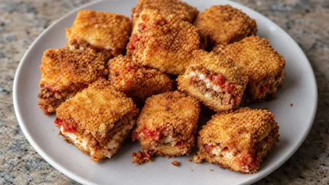 Deep Fried Lasagna Bites