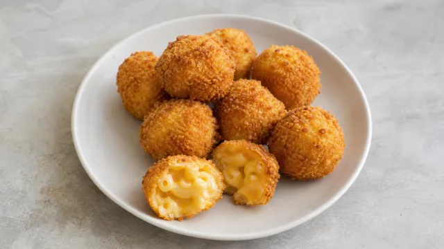 Deep Fried Mac and Cheese Balls