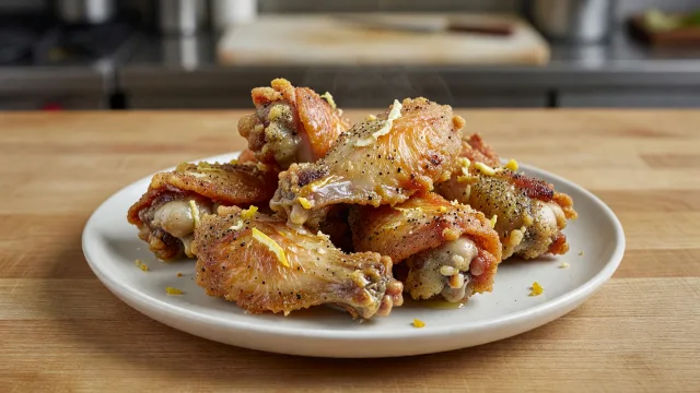 Double-Fried Lemon Pepper Wings