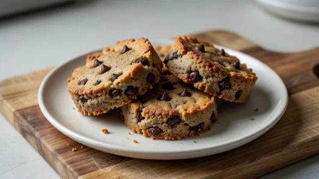 Espresso Dark Chocolate Shortbread Cookies