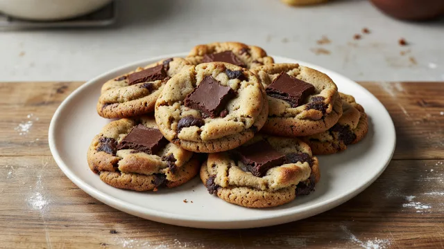 Espresso Dark Chocolate Stuffed Cookies