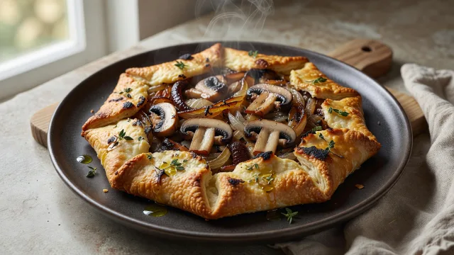 Foraged Mushroom Galette