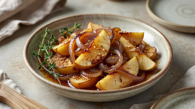 Fried Apples and Onions