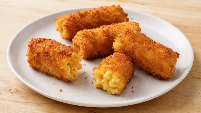 Fried Mac and Cheese Sushi Rolls