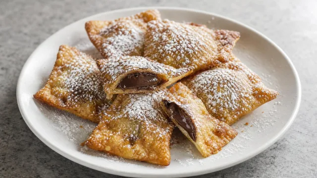 Fried Nutella Ravioli