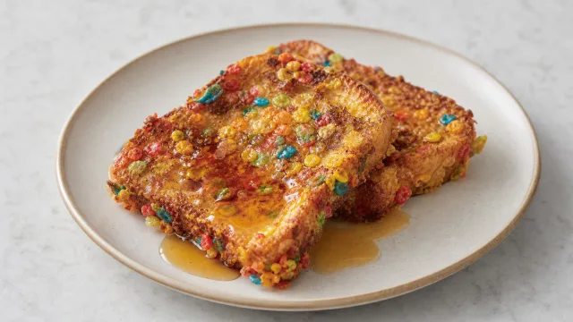 Fruit Pebble French Toast