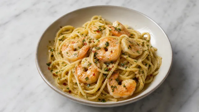 Garlic Butter Shrimp Pasta recipe