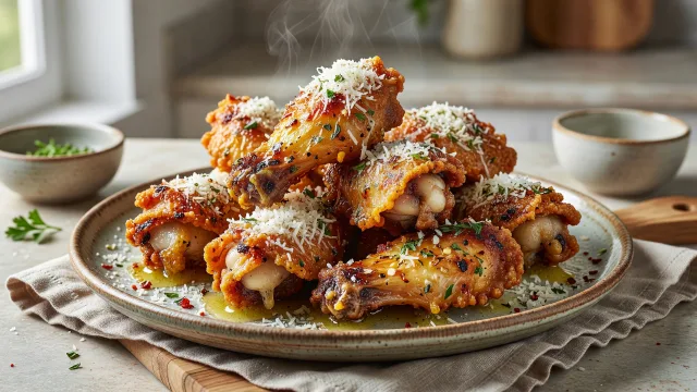 Garlic Parmesan Chicken Wings