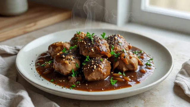 Gizzards in Gravy