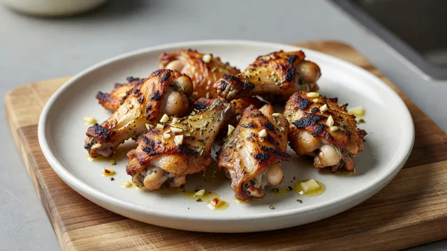 Greek Lemon-Oregano Grilled Wings