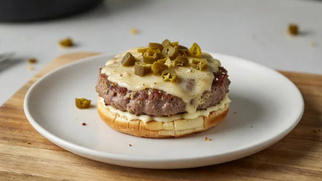 Green Chile Lamb Burgers