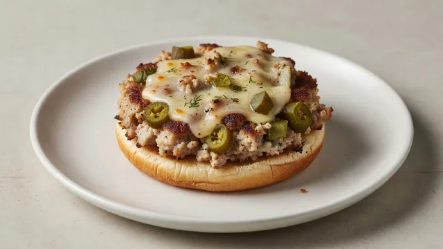 Green Chile Turkey Burgers