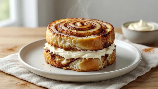 Grilled Cinnamon Roll Sandwich