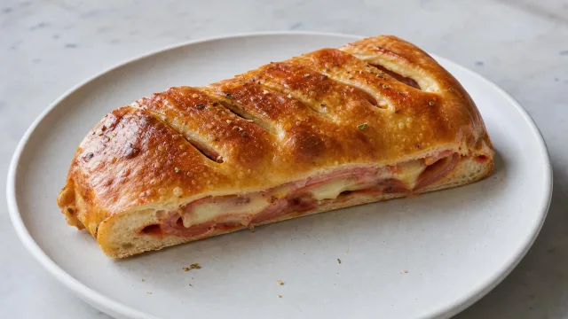 Ham and Swiss Stromboli
