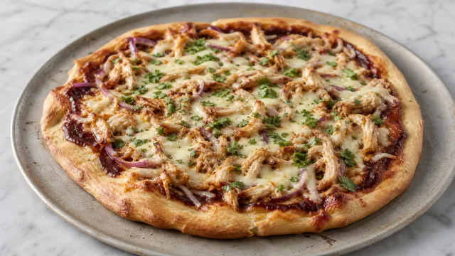 Homestyle BBQ Chicken Pizza