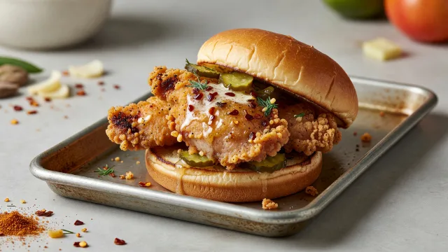Honey Butter Fried Chicken Sandwiches