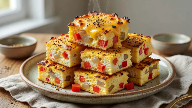 Ice Cube Tray Omelet Bites