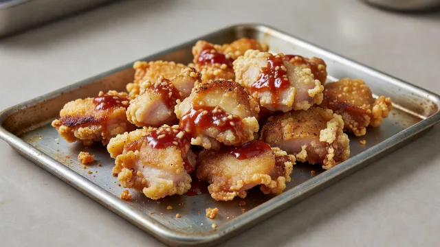 Korean Dakgangjeong Fried Chicken