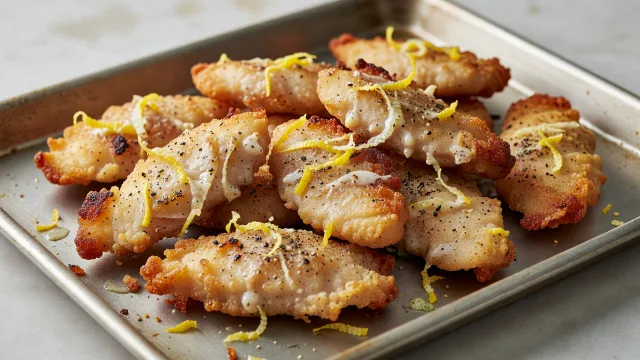 Lemon Pepper Fried Chicken Tenders