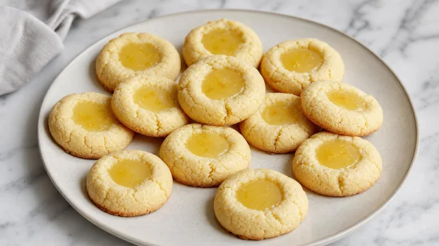 Lemon Thumbprint Cookies