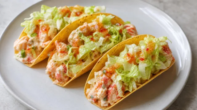 Lobster Rangoon Tacos