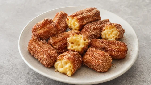 Mac & Cheese Churro Bites