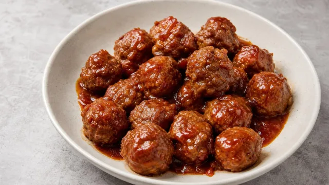 Michigan Cherry BBQ Meatballs